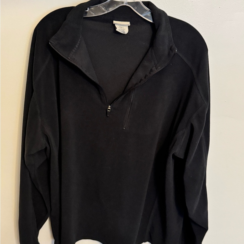 L.L. Bean Black Fleece‎ Pullover